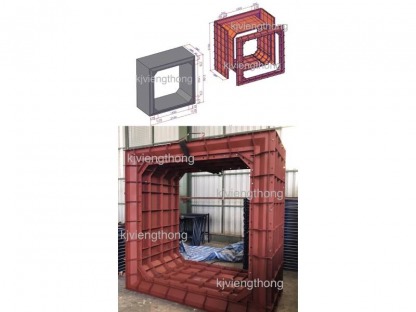 แบบหล่อ box colvert สั่งผลิตตามแบบ - โรงงานผลิตแบบเหล็ก - เคเจเวียงทอง